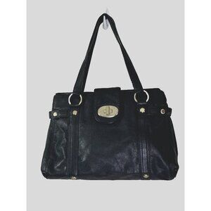 Michael Kors Womens Medium Black Pebbled Leather Bag B0808 Retro Y2K Streetwear